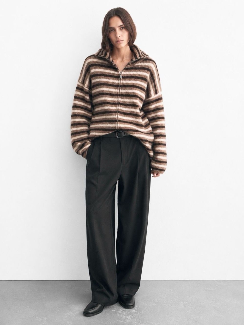 Pullover gestreift