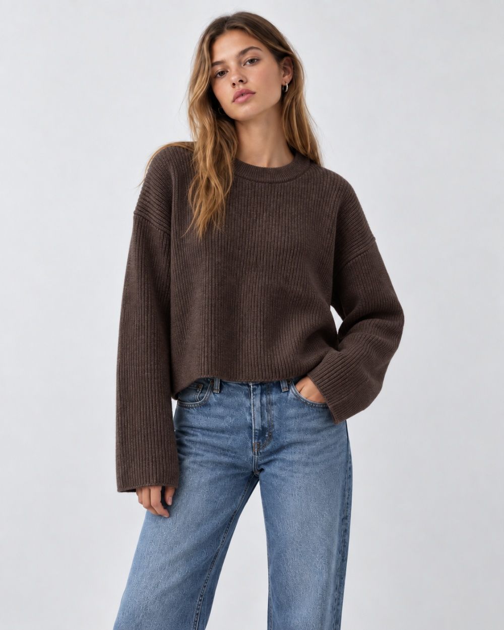 Pullover Braun